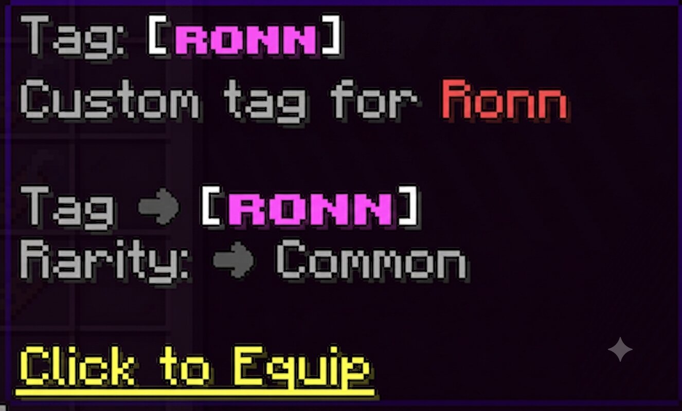 Example Haven SMP custom in-game tag